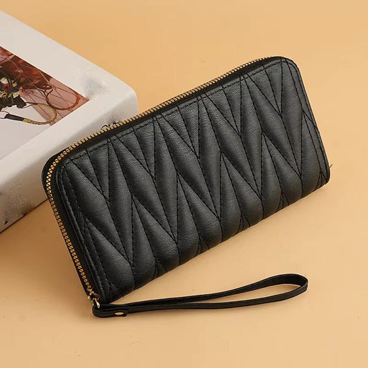 Mila – Damen Portemonnaie mit Steppdesign