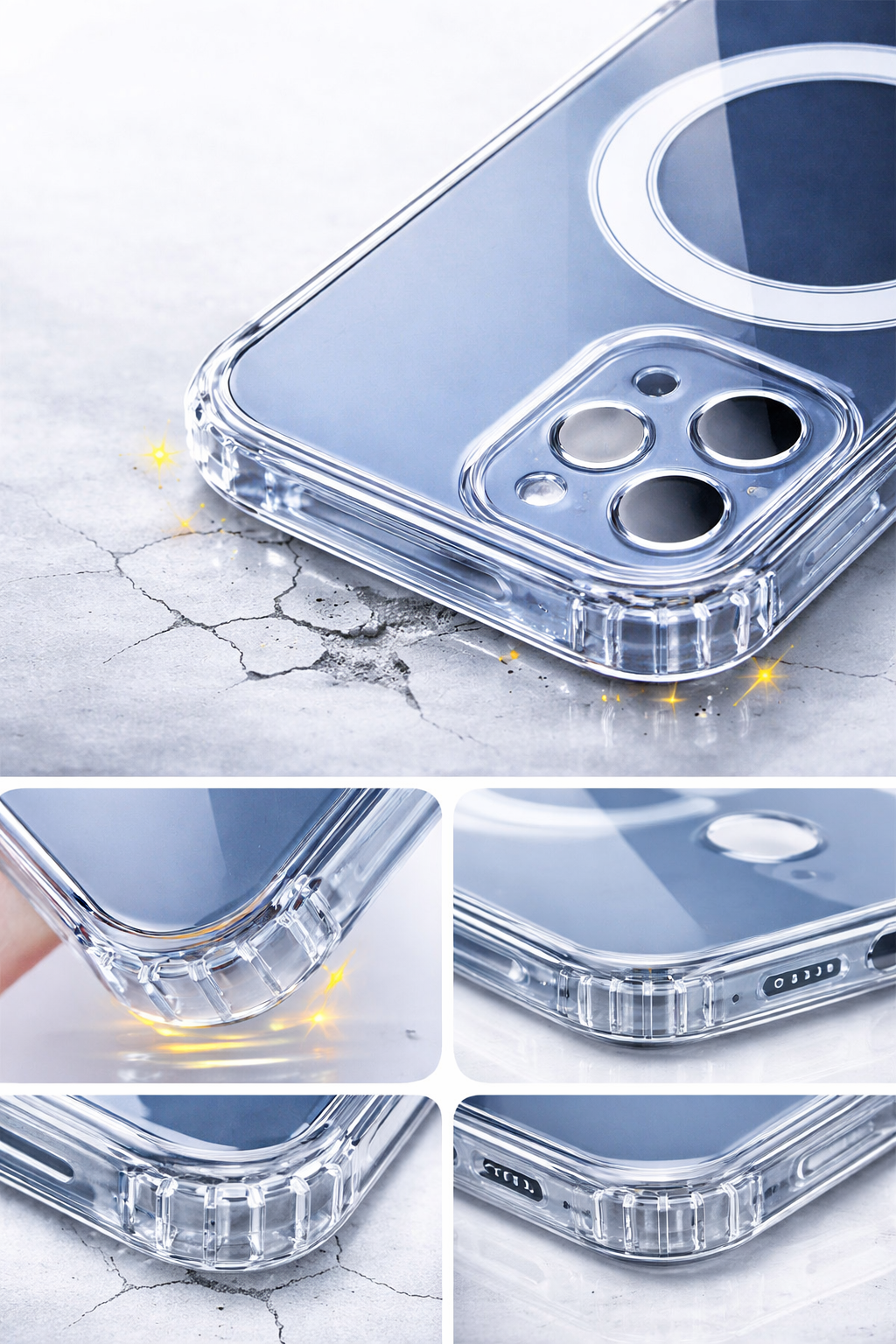 Transparente Hülle „Clear“