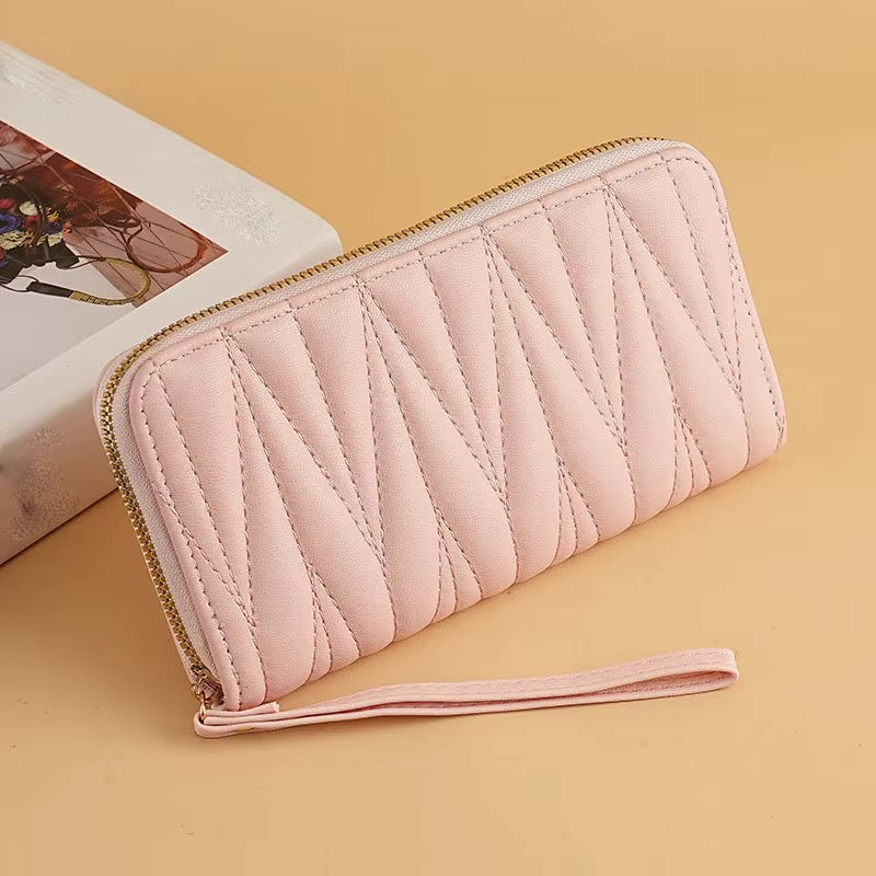 Mila – Damen Portemonnaie mit Steppdesign