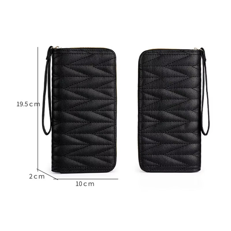 Mila – Damen Portemonnaie mit Steppdesign