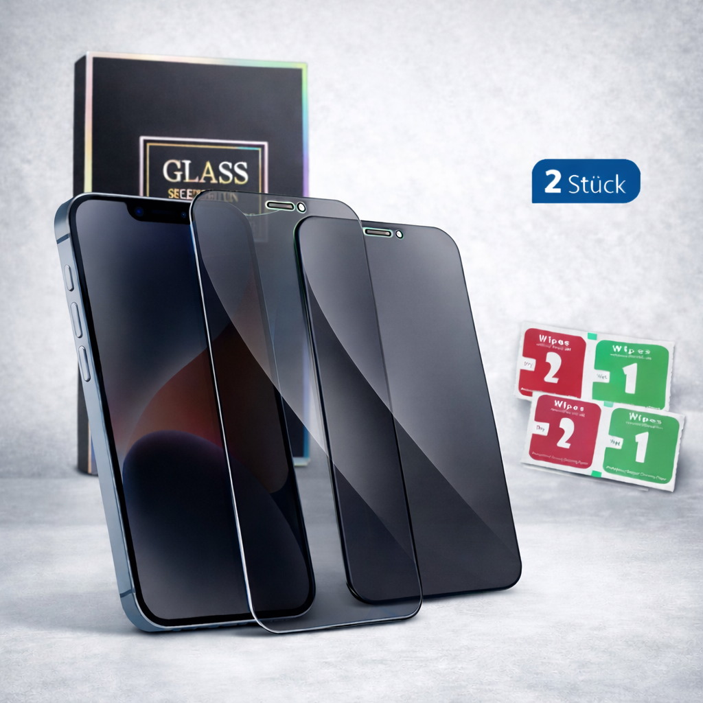 Privacy Panzerglas 2er Set