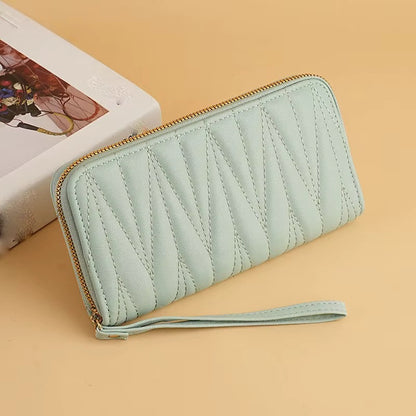 Mila – Damen Portemonnaie mit Steppdesign