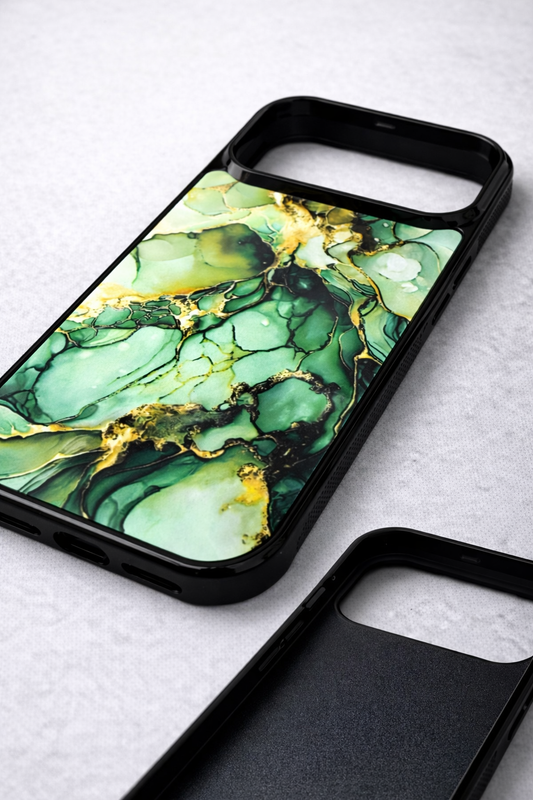 Schutzhülle "Green Marble" für dein iPhone